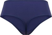 RJ Bodywear Pure Color dames maxi string - donkerblauw - Maat: XL
