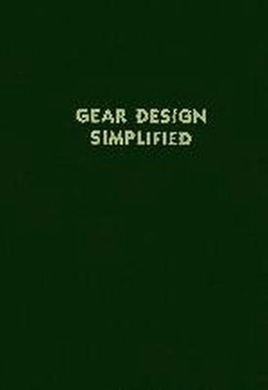 Gear Design Simplified 9780831111595 Franklin D. Jones Boeken