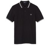Fred Perry - Twin Tipped Shirt - Polo  - XXL - Zwart