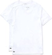 Lacoste Heren 2-pack T-shirt - White - Maat M