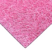 Kunstgras Tapijt RAINBOW Flamingo Pink - 4x5M - 25mm|artificial grass|gazon artificiel|....|tuin|balkon|terras|kinderkamer|speelkamer|grastapijt|grasmat|buiten|binnen