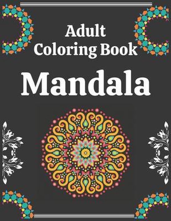 Adult Coloring Book Mandala - cover
