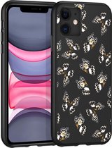 iMoshion Design voor de iPhone 11 hoesje - Vlinder - Zwart / Wit