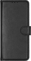Basic Litchi Booktype Oppo Find X2 hoesje - Zwart