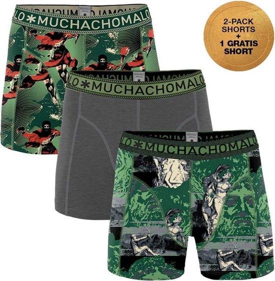 Muchachomalo Prometheus Heren boxershort - 2-Pack - Print/Print - Maat L |  bol.com
