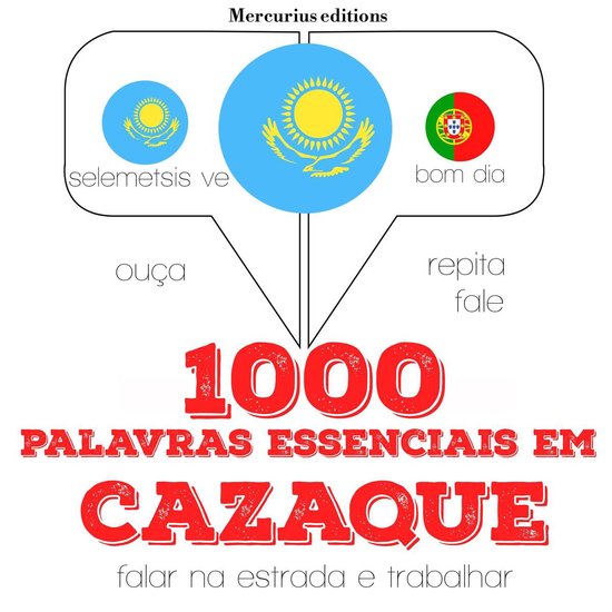 1000 palavras essenciais em cazaque - cover