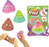 foto van Drol Emoji Squeezy splat bal - Galaxy regenboog - 1 verpakking