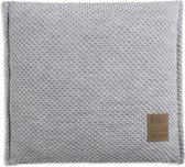 Knit Factory Lynn Kussen - Licht Grijs - 50x50 cm