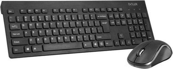 mengen B olie Algemeen Delux Draadloos 2in1 toetsenbord & muis set (KA180G+M391GX_VZ) | bol.com