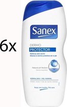 6 x Sanex Dermo Protector Douchecreme 6 x 1 L = 6 L