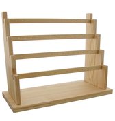 Dielay - Sieradenhouder - Display voor Sieraden - Oorbellenrek - 28 Paar - Hout - 34x15x27 cm