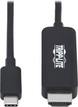Tripp Lite U444-006-HBE, 1,83 m, USB Type-C, HDMI Type A (Standard), Mâle, Mâle, Droit