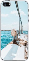 iPhone SE (2016) Hoesje Transparant TPU Case - Sailing #ffffff