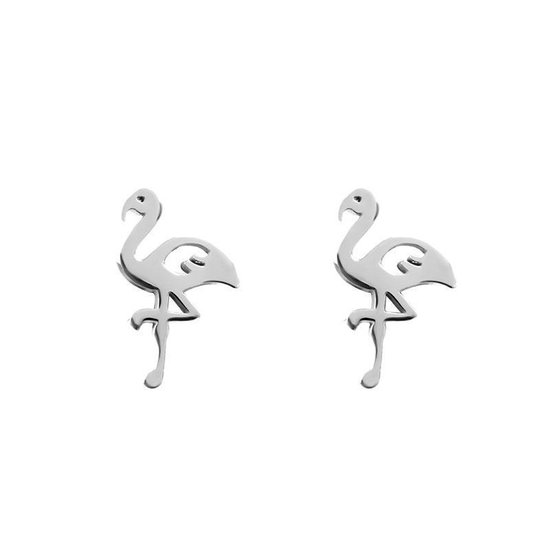 iXXXi-Jewelry-Flamingo-Zilver-dames-Oorbellen-One size