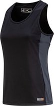 Sjeng sports singlet in de kleur zwart.