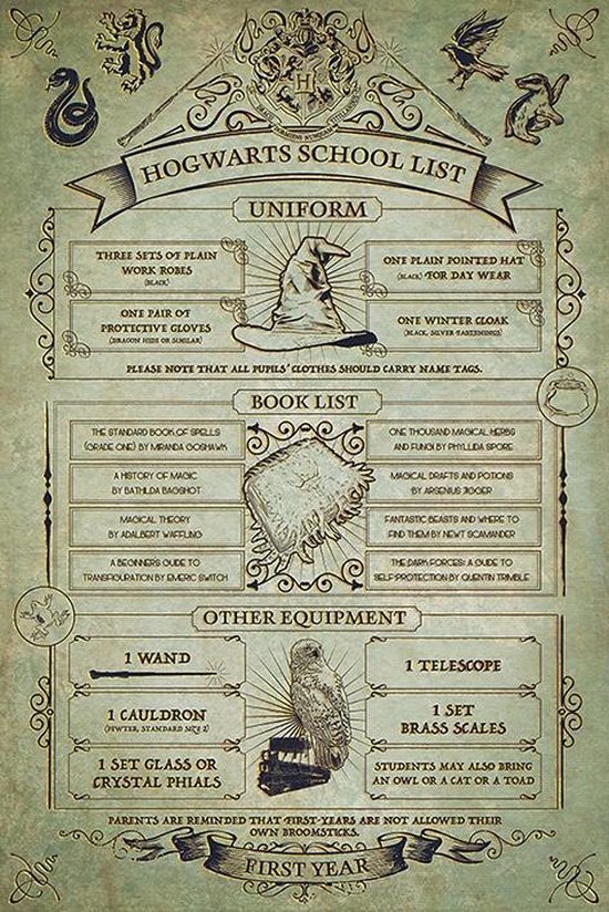 [Merchandise] Hole in the Wall Harry Potter Maxi Poster