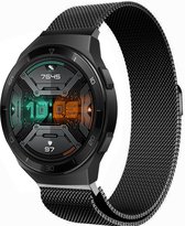 Huawei Watch GT 2e Bandje - Milanees Bandje van iCall - Zwart