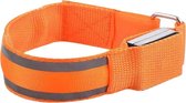 Hardloop LED Band - Reflecterende sport band - Veiligheidsbandje - Oranje