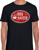 BBQ master cadeau t-shirt zwart voor heren 2XL