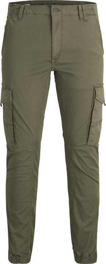 JACK&JONES PANTS STUDIO JPSTPAUL FLAKE CARGO OLIVE NIGHT NOOS Regular Fit