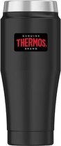 Thermos Heritage mat zwart thermosbeker - 470ml tumbler mug
