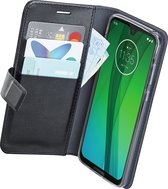 Azuri Motorola Moto G7 hoesje - Walletcase - Zwart