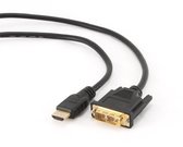 HDMI- DVI (Single Link)- Adapterkabel-0.5M