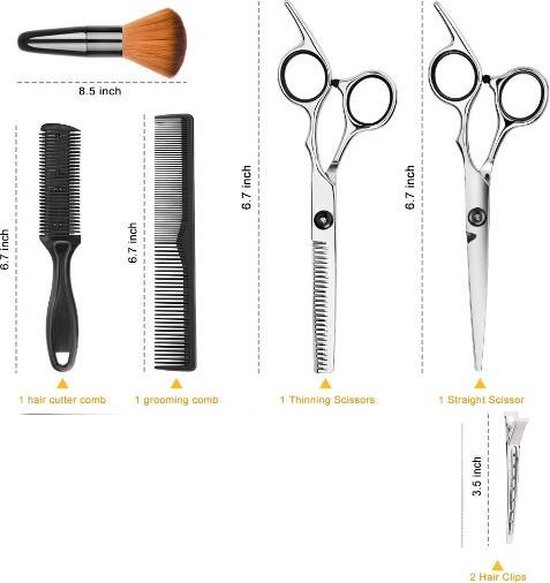 Acheter Peignes de barbier professionnels, 2 pièces, pour couper les cheveux,  pour voyage, maison, Salon de coiffure