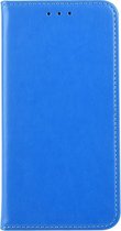 Blauw hoesje voor Samsung Galaxy J6 (2017) Book Case - Pasjeshouder - Magneetsluiting (J600F)