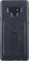 UNIQ Accessory Galaxy Note 9 Kunstleer Backcover hoesje met portemonnee - Zwart (N960F)