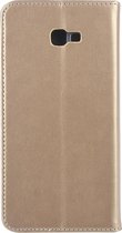 Goud hoesje Samsung Galaxy J4 Plus (2018) -Book Case- - Pasjeshouder - Magneetsluiting (J415F)