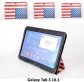 Samsung Galaxy Tab 3 10.1 Smart Tablethoes Print voor bescherming van tablet (P5210)- 8719273107577