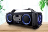 UNIQ Accessory Chant model 2019 Bluetooth Speaker (Karaoke) met blauw led verlichting en a