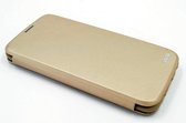 Goud hoesje voor de Galaxy S7 Edge - Book Case - Pasjeshouder - Magneetsluiting (G935F)
