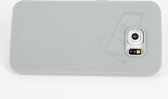 Backcover hoesje voor Samsung Galaxy S6 Edge - Grijs (G925)- 8719273113608