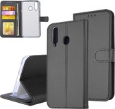 Zwart hoesje Samsung Galaxy A8s Book Case - Pasjeshouder - Magneetsluiting