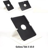 Samsung Galaxy Tab 3 10.1 Draaibare tablethoes Wit voor bescherming van tablet
