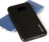 Zwart hoesje Pierre Cardin - Backcover - Stijlvol - Galaxy S7 - Luxe cover - Leer