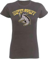Harry Potter Dames Tshirt -L- Hufflepuff Sport Grijs