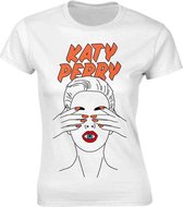 Katy Perry Dames Tshirt -M- Illustrated Eye Wit