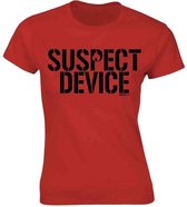 Stiff Little Fingers Dames Tshirt -XL- Suspect Device Rood