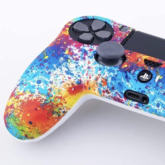 PS4 controller silicone hoes Playstation 4 – regenboog