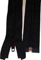 Zwarte Deelbare Rits-Jassen rits-Tassen Rits-80 cm-Lange Ritsen-Nylon kunststof Rits- Naai  fournituren en Sluitingen.