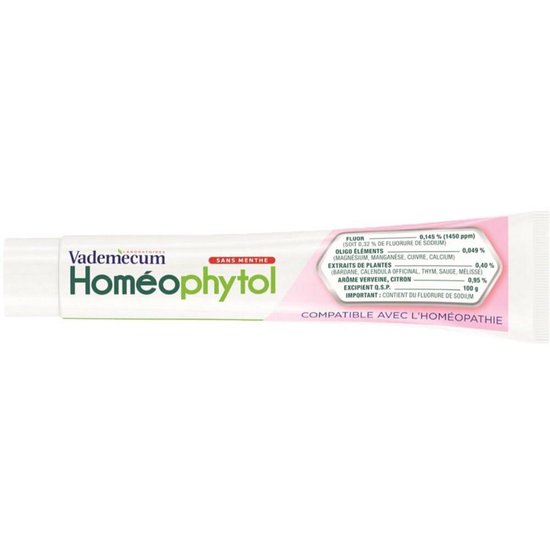 Vademecum Homeophytol Tandpasta 75 ml - 12 stuks | bol.com