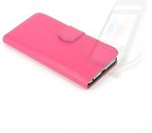 Roze hoesje voor Apple iPhone 6-6S Book Case - Pasjeshouder - Magneetsluiting