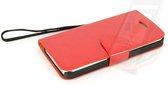 Rood hoesje Apple iPhone 5-5s-SE Book Case - Pasjeshouder - Magneetsluiting