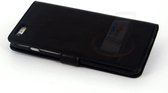 Zwart hoesje Apple iPhone 6-6S -Book Case- Pasjeshouder - Magneetsluiting