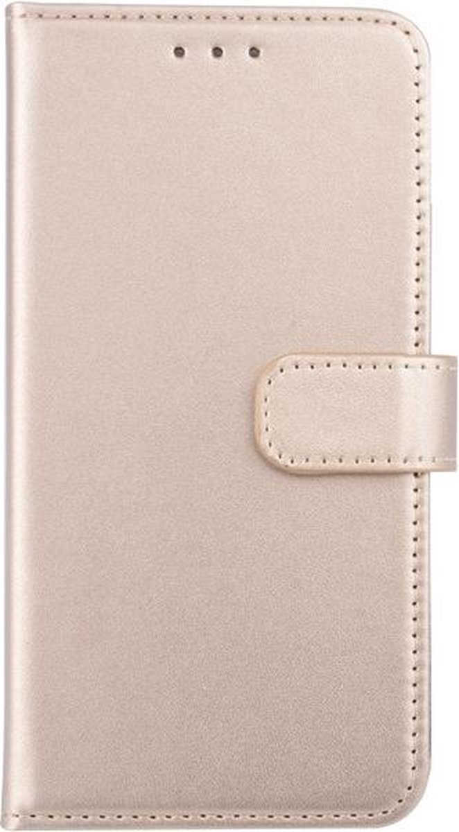 Goud hoesje voor iPhone XR - Book Case - Pasjeshouder - Magneetsluiting