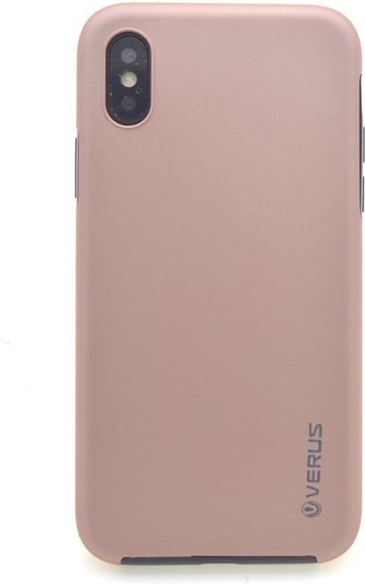 Backcover hoesje voor Apple iPhone X- Apple iPhone Xs - Roze- 8719273265369