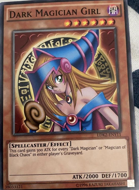 Dark Magician Girl Yu-Gi-Oh – LDK2 – Yu Gi Oh cards – Yu Gi Oh kaarten – Common versie – In kaarthouder!